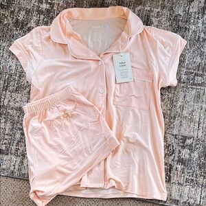 NWT Kyte BABY Peach Pajama Set